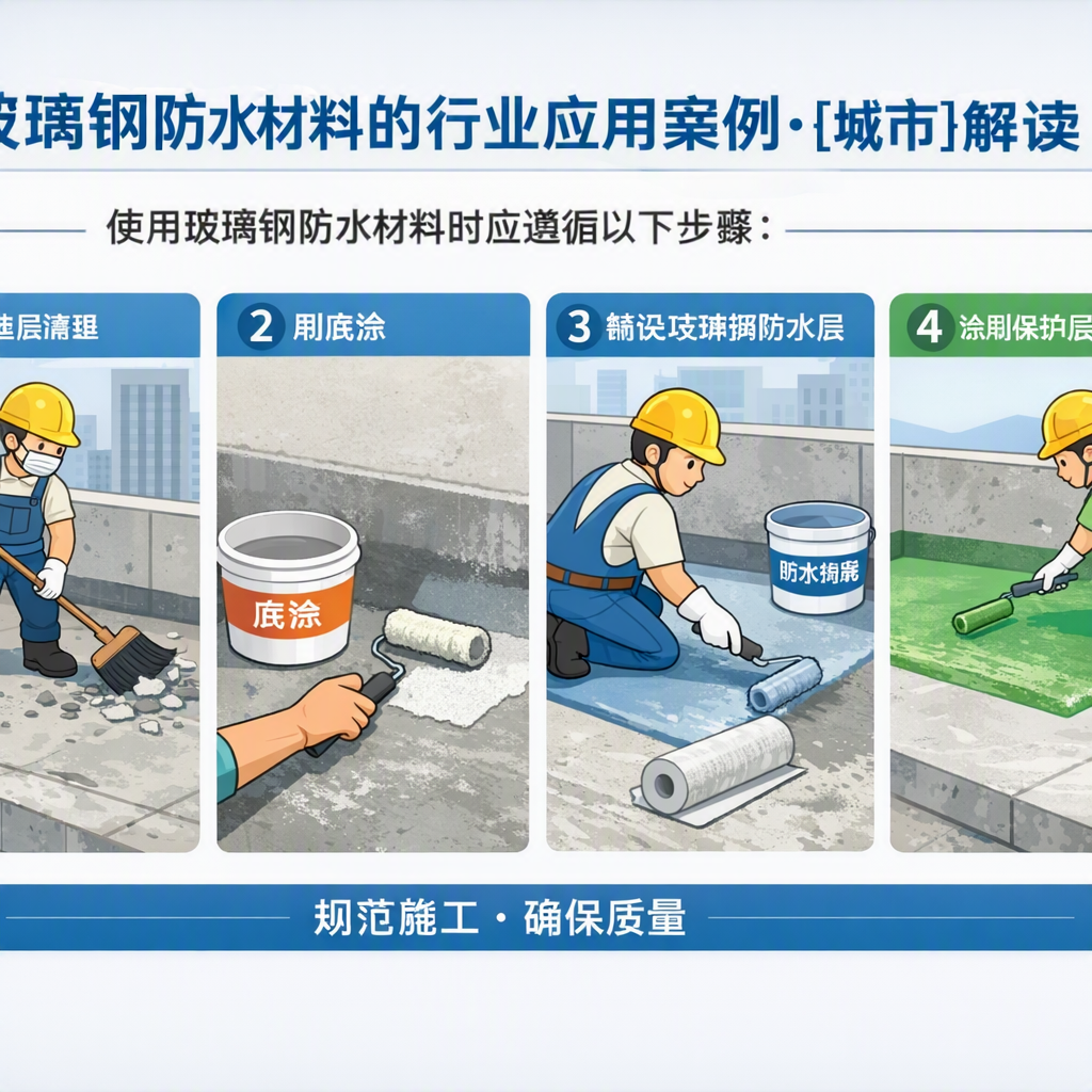 玻璃钢防水材料的行业应用案例,雅安解读